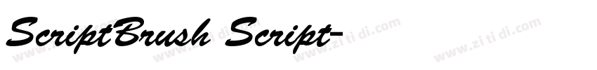 ScriptBrush Script字体转换